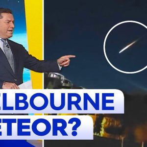 Mystery object seen flying through Melbourne sky | 9 News Australia