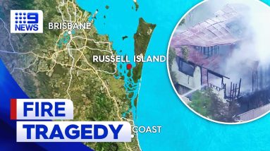 Five children and their father killed in house fire near Brisbane | 9 News Australia