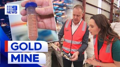 Company converts laptops and mobile phones into gold | 9 News Australia