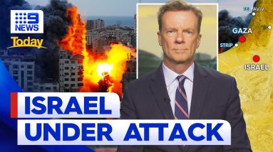 Israel faces unprecedented attack by Hamas militants | 9 News Australia