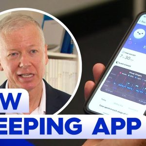 New sleep app being tested on people with insomnia | 9 News Australia