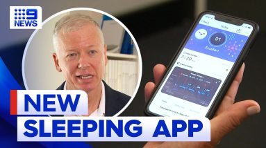 New sleep app being tested on people with insomnia | 9 News Australia