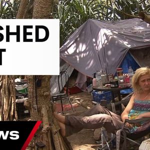 People sleeping rough in tent cities pressured to move on before Christmas | 7 News Australia