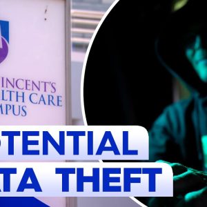 Patients still in the dark after major cyber attack on St Vincent's Health | 9 News Australia