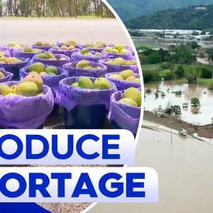 Warnings of potential shortages for shoppers after ex-Cyclone Jasper | 9 News Australia