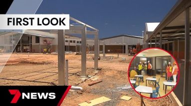 First look into new classrooms at Redland Bay | 7 News Australia