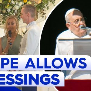 Pope Francis allows priests to bless same-sex couples | 9 News Australia