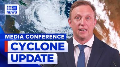 Queensland Deputy Premier on Tropical Cyclone Jasper  | 9 News Australia