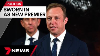 Queensland's new Premier Steven Miles sworn in