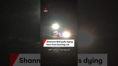 Shannon Noll pulls dying teen from burning car