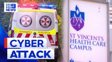 St Vincent’s Health data compromised in cyber attack | 9 News Australia