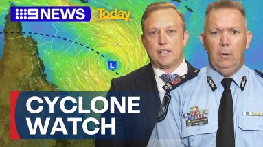 Cyclone Kirrily to bring heavy rain and destructive winds to Queensland | 9 News Australia