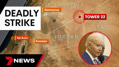 Joe Biden vows America will respond after soldiers killed in Jordan drone strike | 7 News Australia