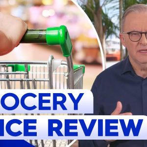 Albanese touches on supermarket code of conduct review update | 9 News Australia