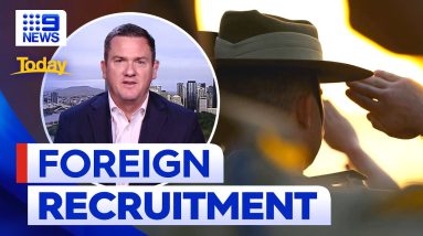 Federal Government considering foreign citizens for military recruitment | 9 News Australia