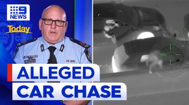 Brisbane teens allegedly livestream police chase across city | 9 News Australia