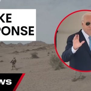 Joe Biden says he's decided on America's response to drone attack in Jordan | 7 News Australia