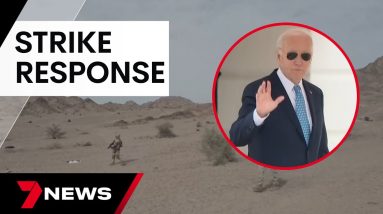 Joe Biden says he's decided on America's response to drone attack in Jordan | 7 News Australia