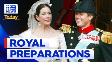 Day arrives for Frederik and Mary to become King and Queen of Denmark | 9 News Australia