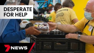 Australians turn to charities to feed families as food prices continue to climb | 7 News Australia