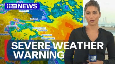 More heavy rain forecast to drench Far North Queensland | 9 News Australia