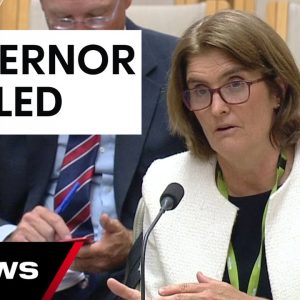 RBA Governor Michele Bullock faces committee hearing at Parliament House | 7 News Australia