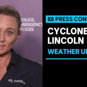 IN FULL: The Bureau of Meteorology provides an update on Tropical Cyclone Lincoln | ABC News