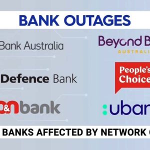 Six banks hit by network outages across Australia