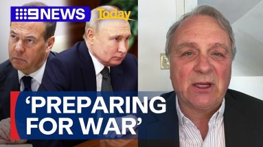 “Germany is preparing for war” claims Russian security official after leak | 9 News Australia