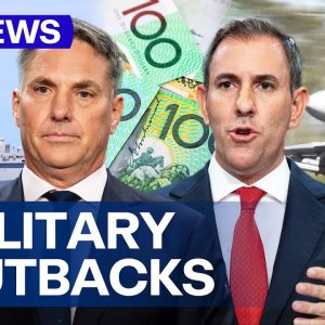 Defence projects to be cut by government ahead of next federal budget | 9 News Australia